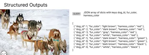 Moondream 3 Preview returning structured JSON from an image