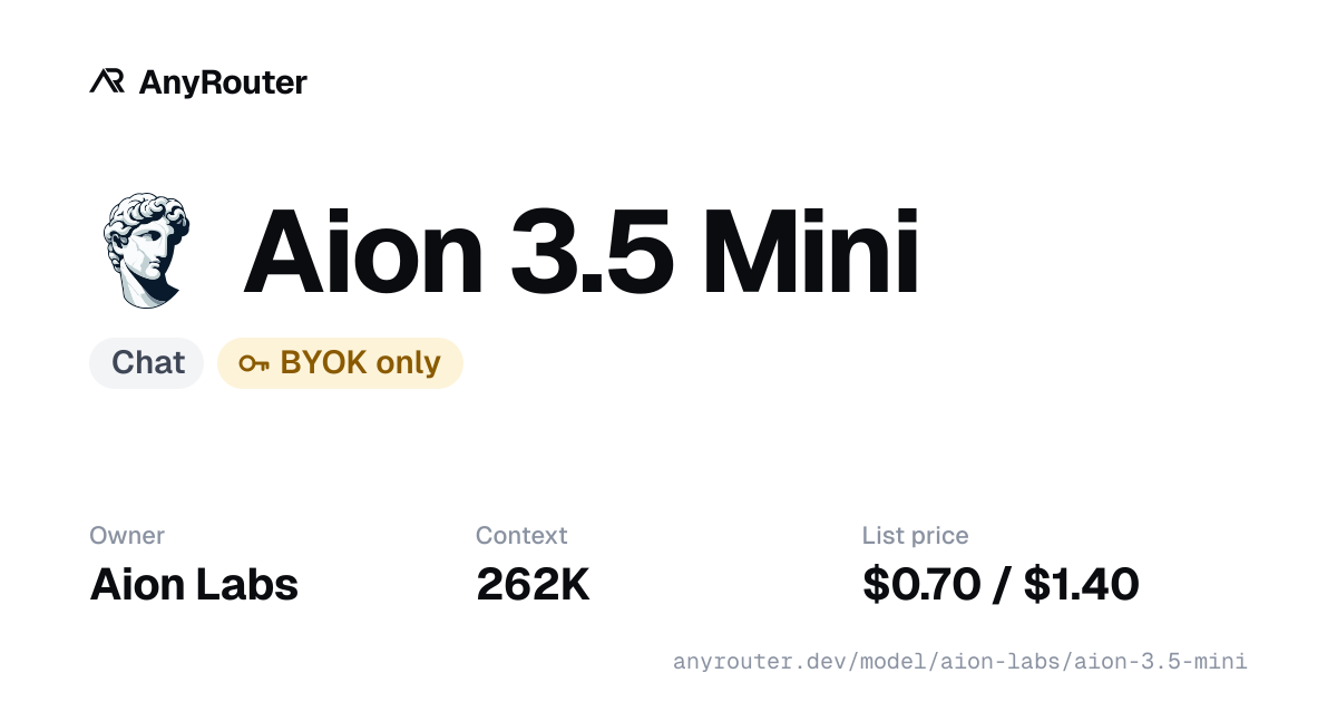 Aion 3.5 Mini share card