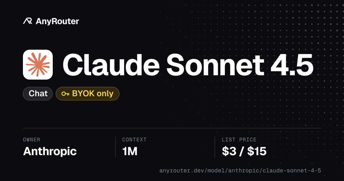 Claude Sonnet 4.5 share card