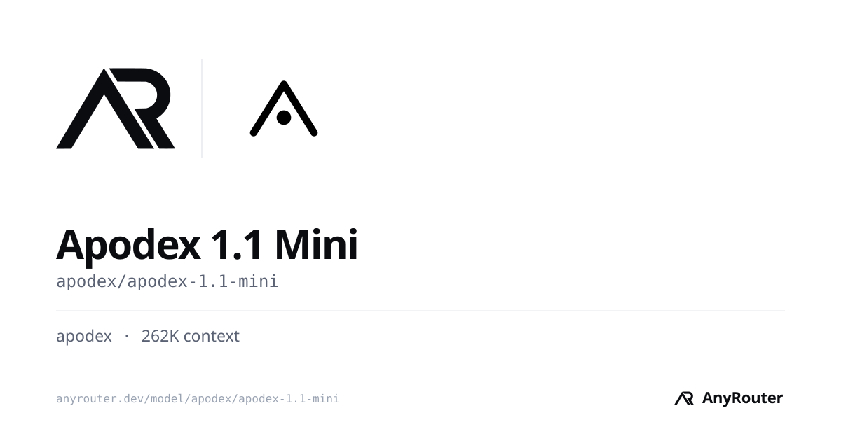 Apodex 1.1 Mini share card