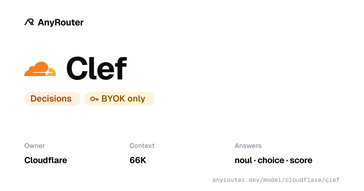 Clef share card