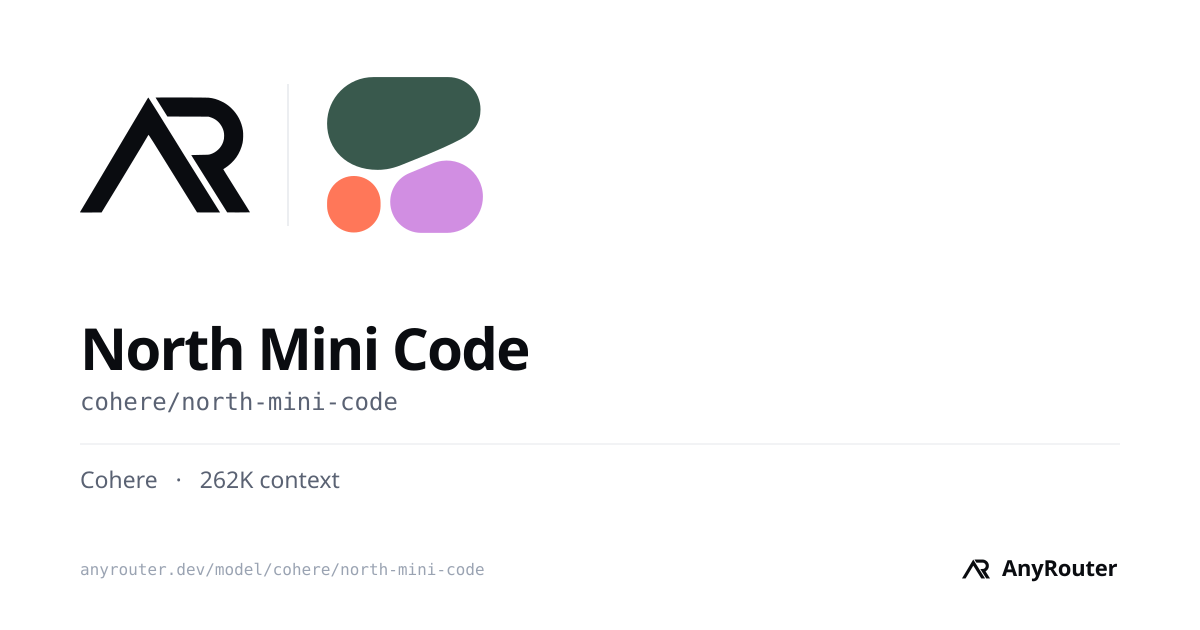 North Mini Code share card