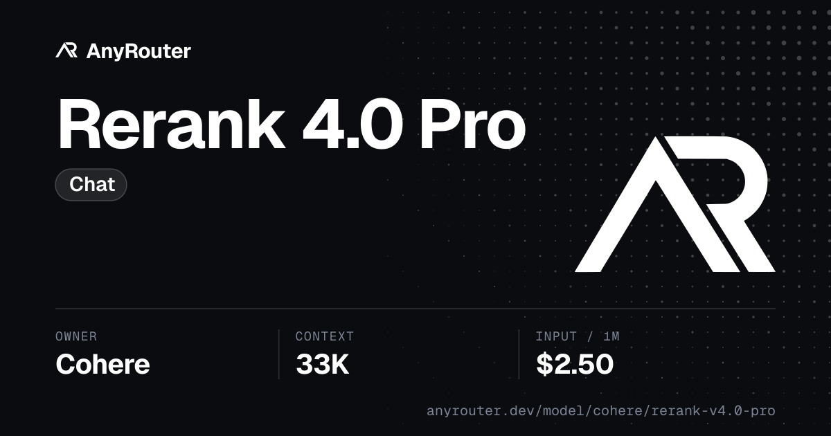 Rerank 4.0 Pro share card