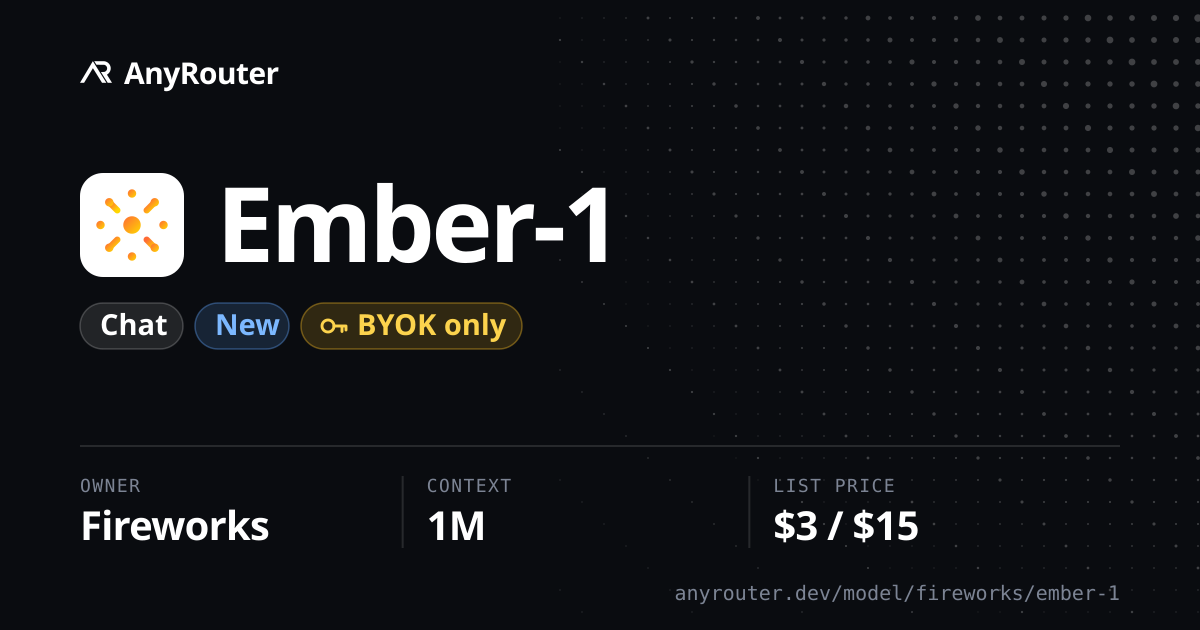 Ember-1 share card