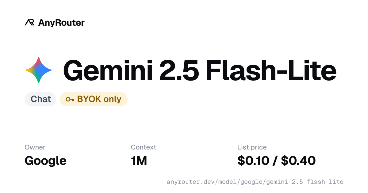 Gemini 2.5 Flash-Lite share card