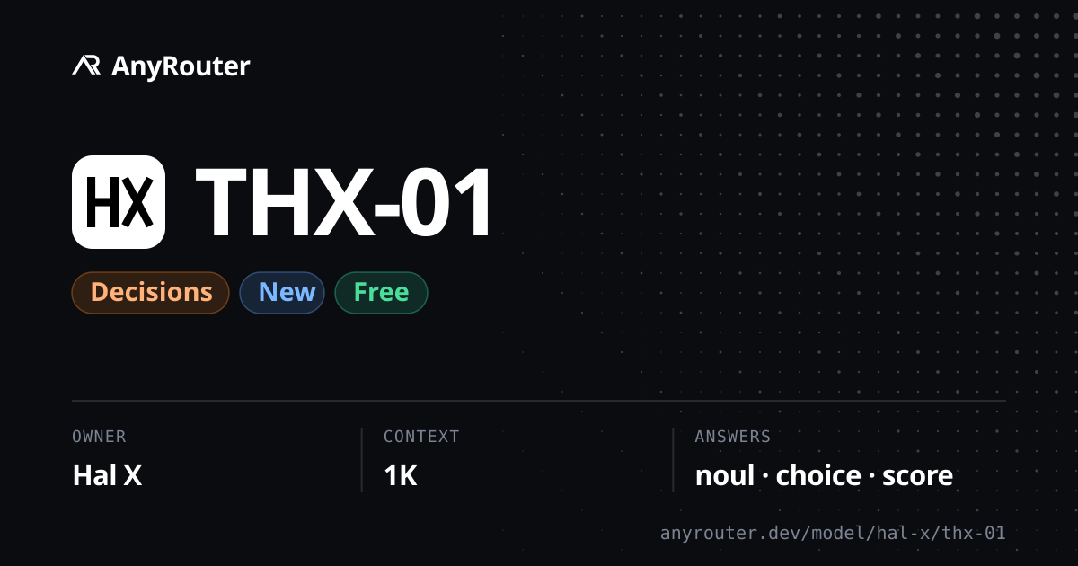 THX-01 share card