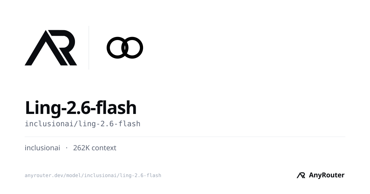 Ling-2.6-flash share card