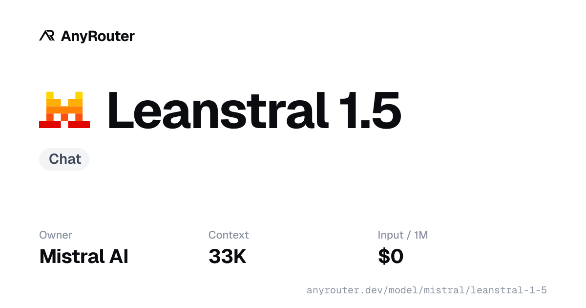 Leanstral 1.5 share card