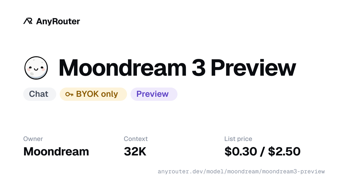 Moondream 3 Preview share card