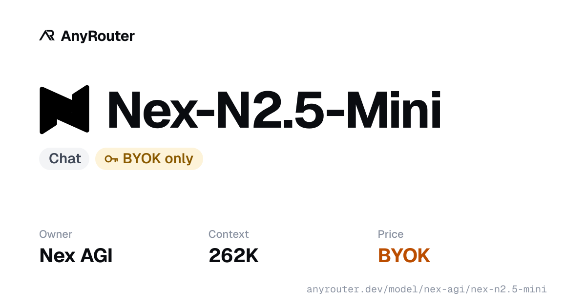 Nex-N2.5-Mini share card