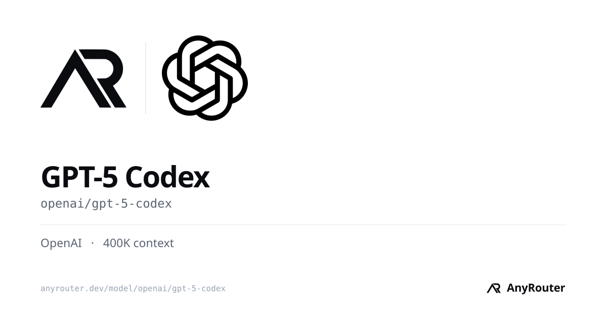 GPT-5 Codex share card