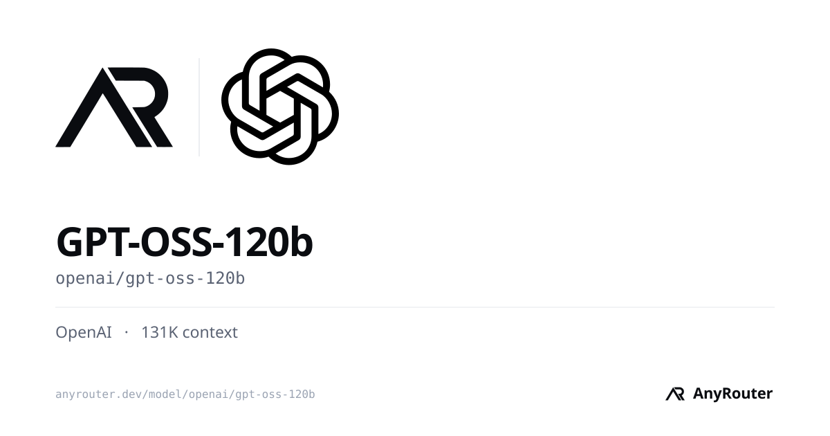 GPT-OSS-120b share card