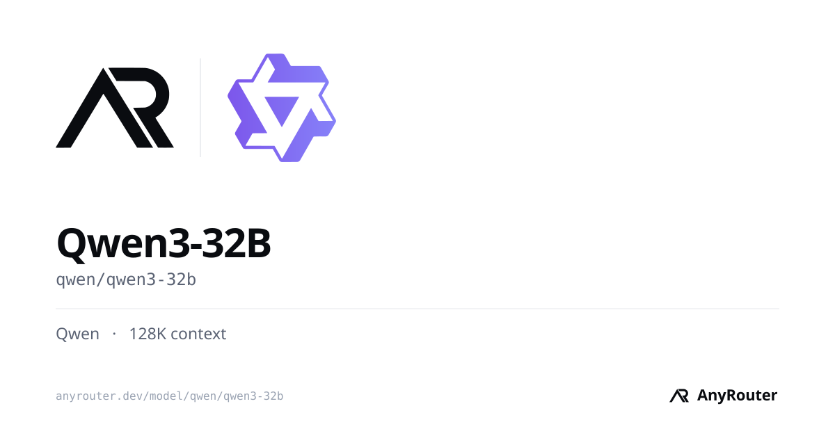 Qwen3-32B share card