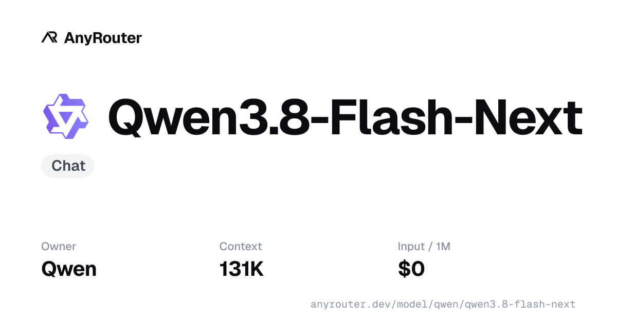 Qwen3.8-Flash-Next share card