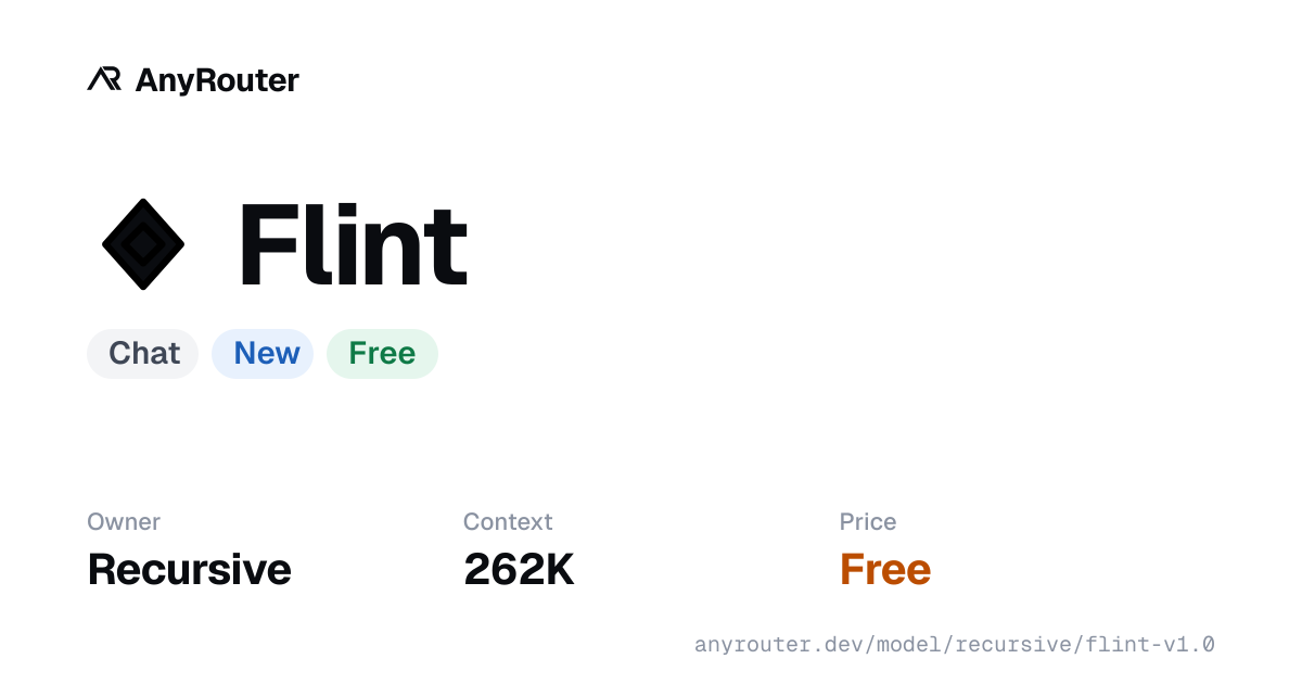 Flint share card