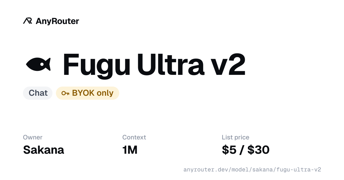 Fugu Ultra v2 share card