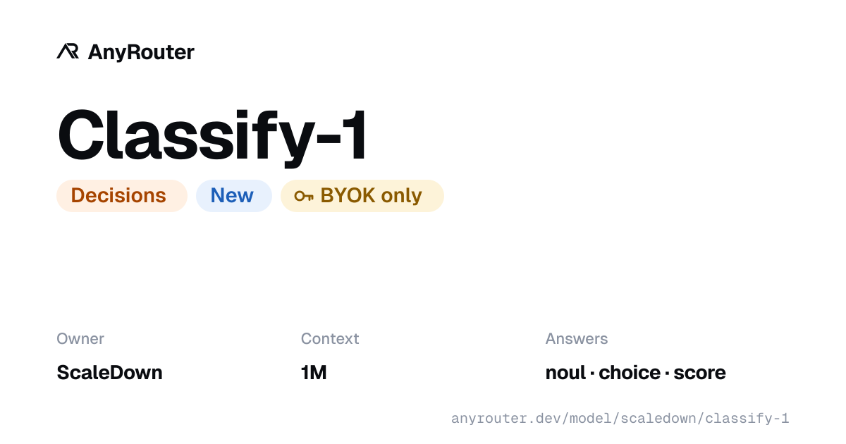 Classify-1 share card