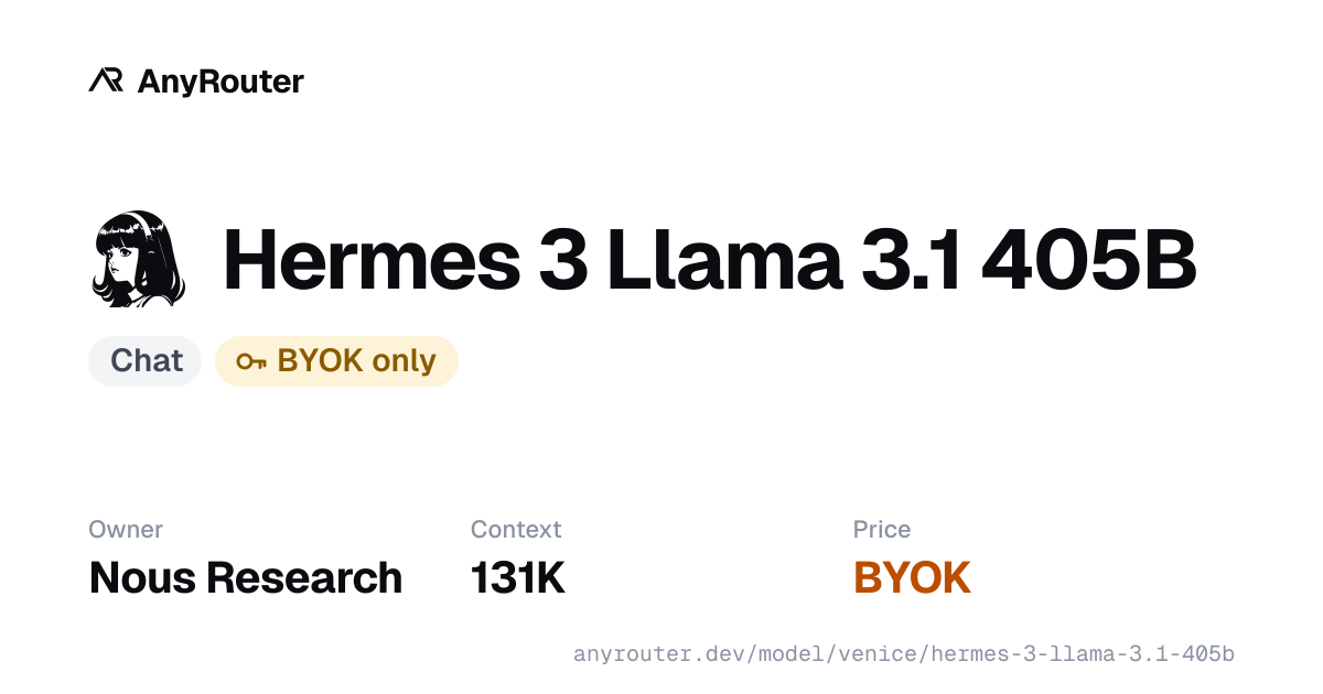 Hermes 3 Llama 3.1 405B share card