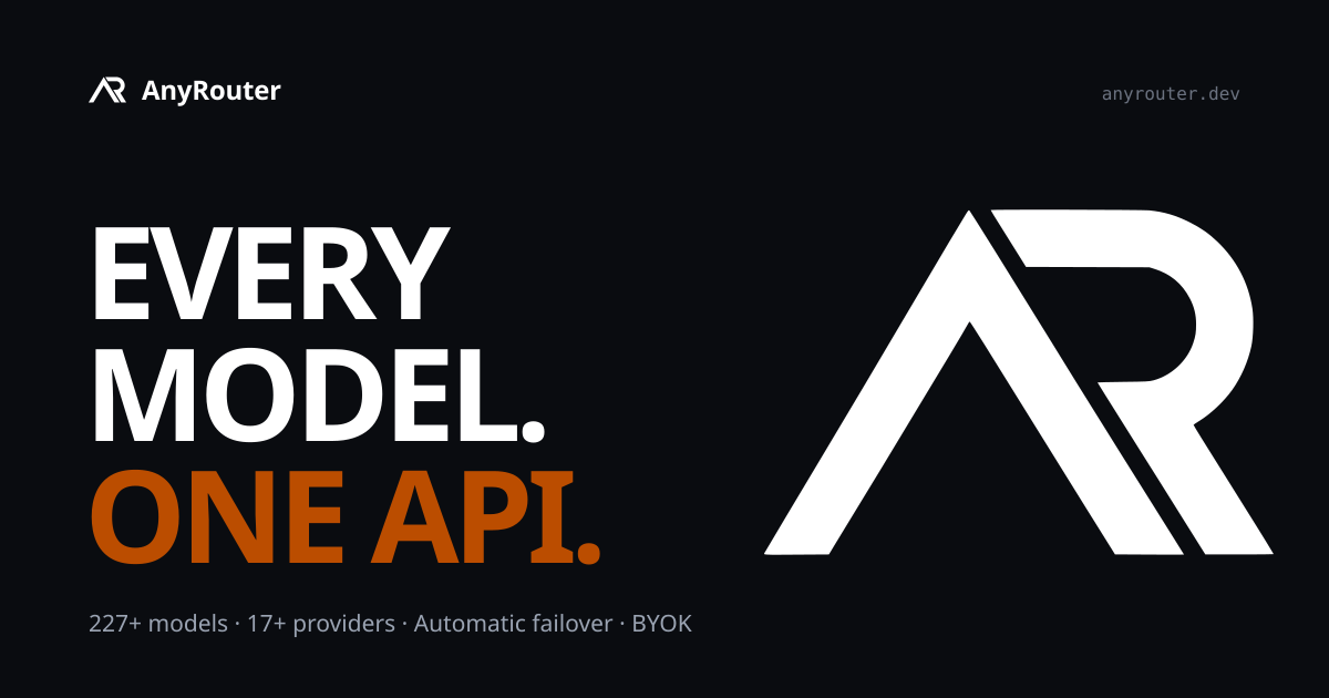 Ai Version Router AnyRouter · Universal AI Model Router