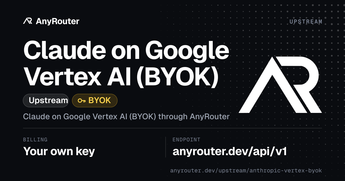 Google Vertex AI upstream share card