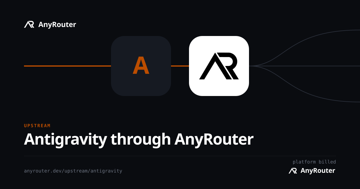 Antigravity upstream share card