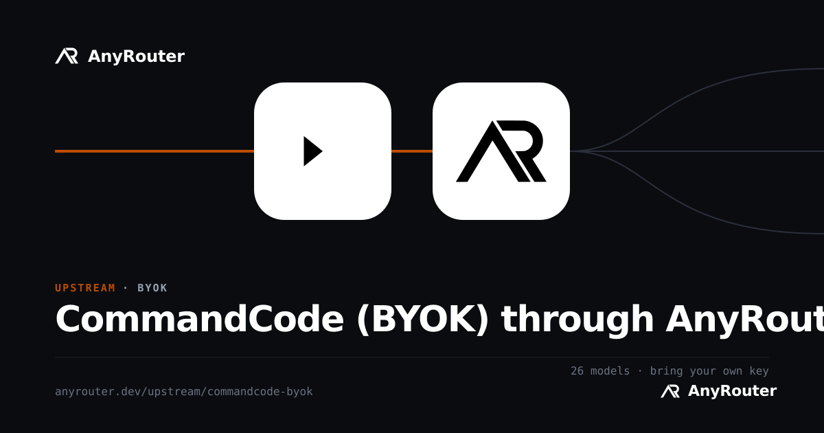 CommandCode upstream share card