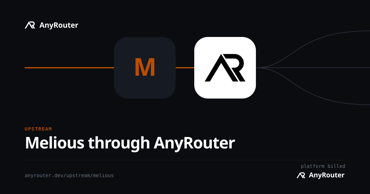 Melious upstream share card