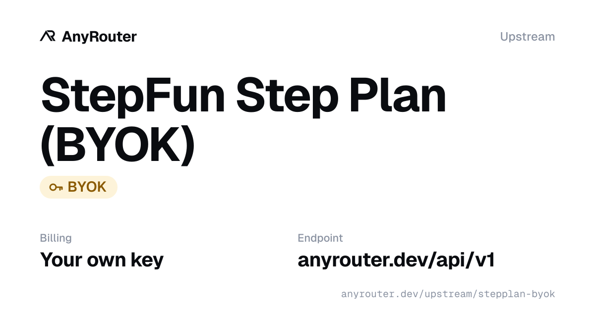 StepFun upstream share card